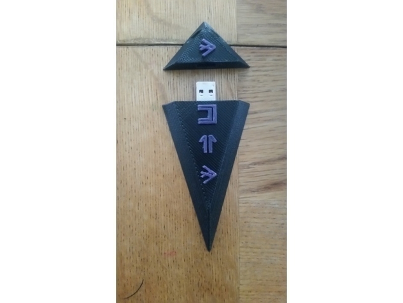 Wakanda Style usb case necklace(customizable)