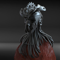 Cyber Punk Helmet - Thumbnail 2