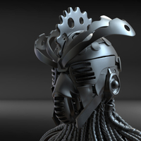 Cyber Punk Helmet - Thumbnail 5