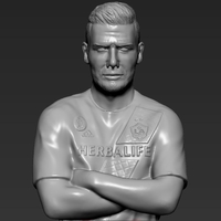 Small David Beckham 3D printing ready stl obj 3D Printing 230316