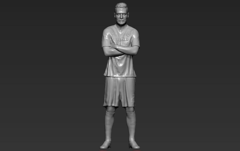 David Beckham 3D printing ready stl obj 3D Print 230317