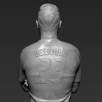 David Beckham 3D printing ready stl obj - Thumbnail 3
