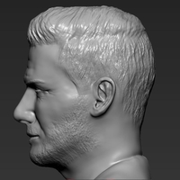 David Beckham 3D printing ready stl obj - Thumbnail 11
