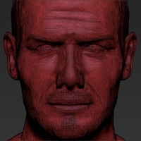 David Beckham 3D printing ready stl obj - Thumbnail 12