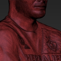 David Beckham 3D printing ready stl obj - Thumbnail 13