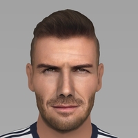 David Beckham LA Galaxy ready for full color 3D printing - Thumbnail 3