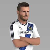 David Beckham LA Galaxy ready for full color 3D printing - Thumbnail 4
