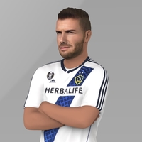 David Beckham LA Galaxy ready for full color 3D printing - Thumbnail 5