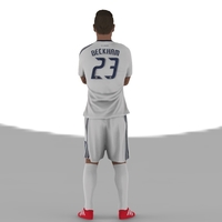 David Beckham LA Galaxy ready for full color 3D printing - Thumbnail 7