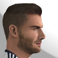 David Beckham LA Galaxy ready for full color 3D printing - Thumbnail 10