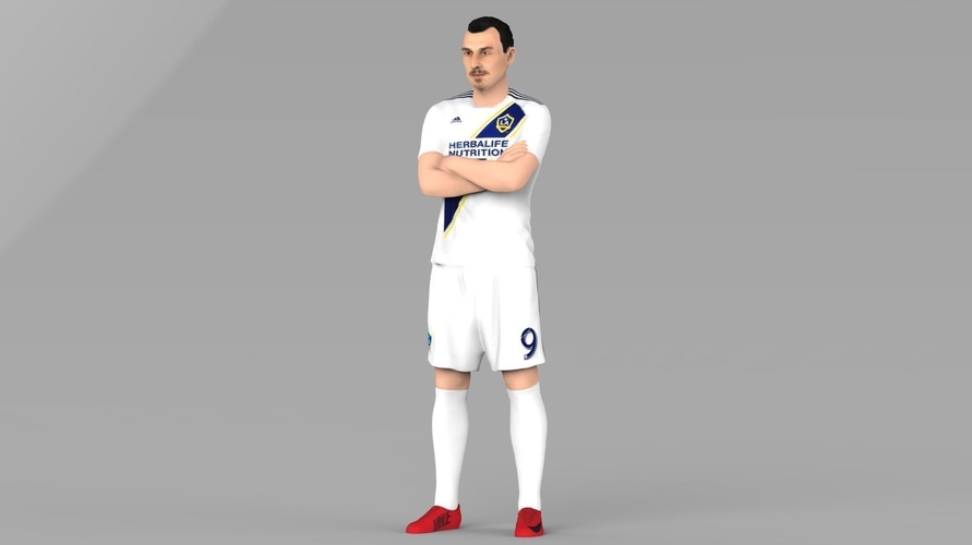 Zlatan Ibrahimovic LA Galaxy ready for full color 3D printing 3D Print 230364