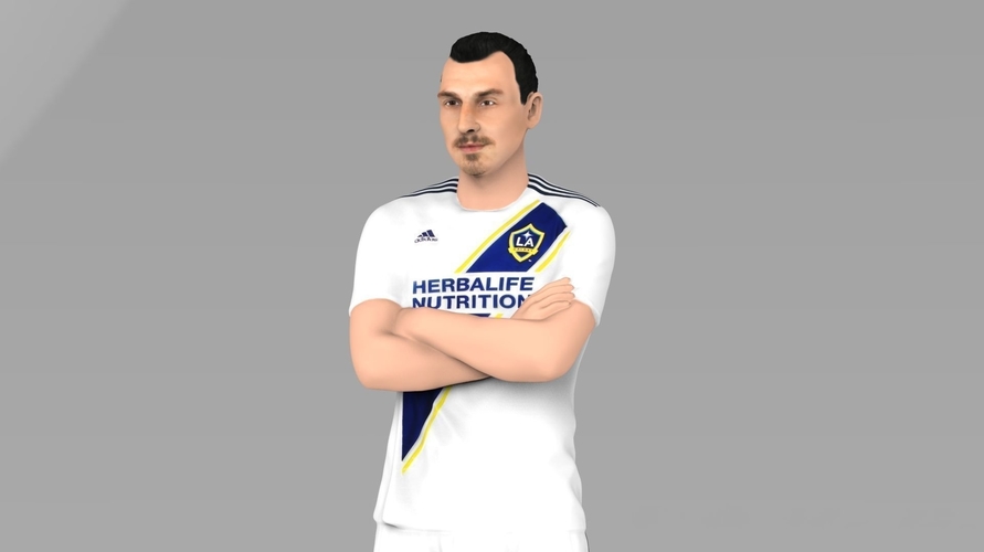 Zlatan Ibrahimovic LA Galaxy ready for full color 3D printing 3D Print 230366