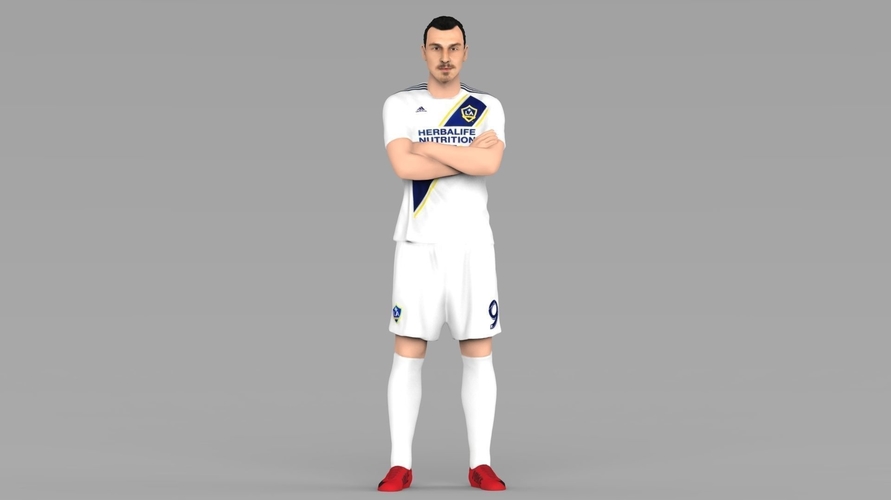 Zlatan Ibrahimovic LA Galaxy ready for full color 3D printing 3D Print 230367