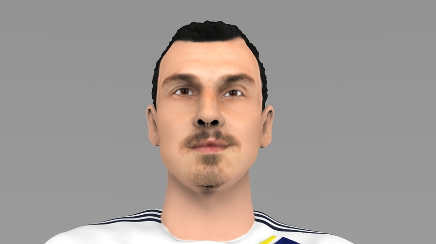 Zlatan Ibrahimovic LA Galaxy ready for full color 3D printing 3D Print 230370