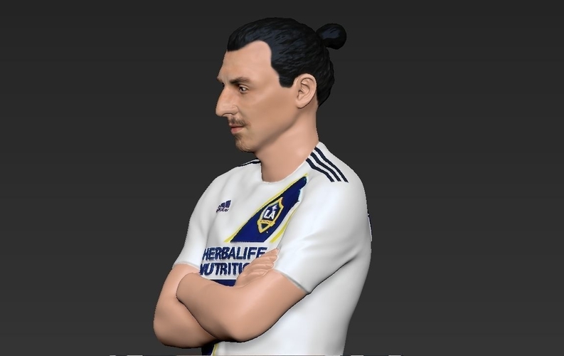 Zlatan Ibrahimovic LA Galaxy ready for full color 3D printing 3D Print 230372