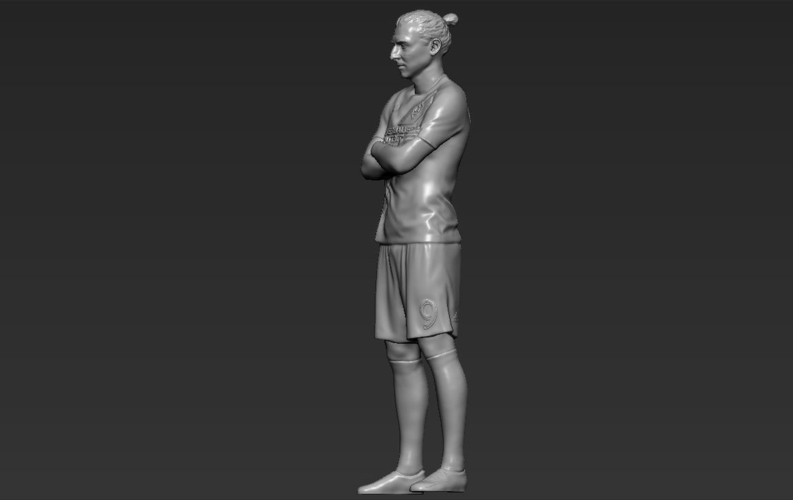 Zlatan Ibrahimovic LA Galaxy ready for full color 3D printing 3D Print 230375