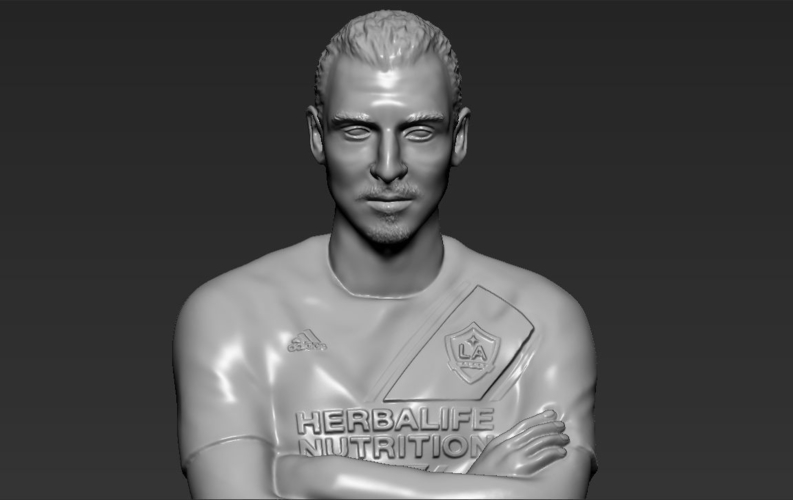 Zlatan Ibrahimovic LA Galaxy ready for full color 3D printing 3D Print 230376
