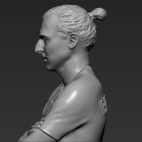 Zlatan Ibrahimovic LA Galaxy ready for full color 3D printing - Thumbnail 17
