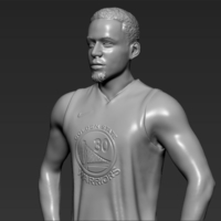 Stephen Curry 3D printing ready stl obj formats - Thumbnail 7