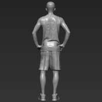 Stephen Curry 3D printing ready stl obj formats - Thumbnail 8