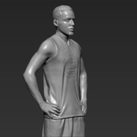 Stephen Curry 3D printing ready stl obj formats - Thumbnail 10