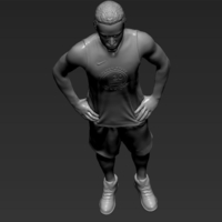 Stephen Curry 3D printing ready stl obj formats - Thumbnail 13