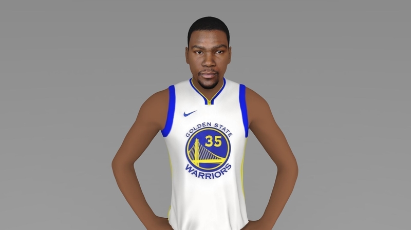 Kevin Durant ready for full color 3D printing