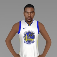 Small Kevin Durant ready for full color 3D printing 3D Printing 230445