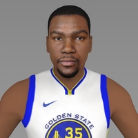 Kevin Durant ready for full color 3D printing - Thumbnail 3