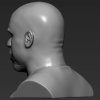 Shaq ONeal bust 3D printing ready stl obj - Thumbnail 8