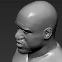 Shaq ONeal bust 3D printing ready stl obj - Thumbnail 10