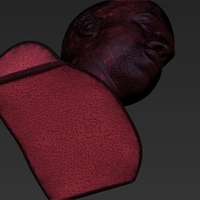 Shaq ONeal bust 3D printing ready stl obj - Thumbnail 13