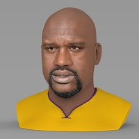 Shaq ONeal bust ready for full color 3D printing - Thumbnail 2