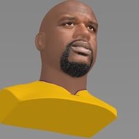 Shaq ONeal bust ready for full color 3D printing - Thumbnail 6
