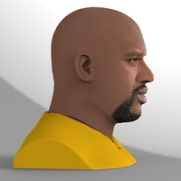 Shaq ONeal bust ready for full color 3D printing - Thumbnail 8