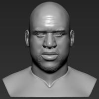 Shaq ONeal bust ready for full color 3D printing - Thumbnail 14