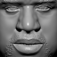 Shaq ONeal bust ready for full color 3D printing - Thumbnail 16
