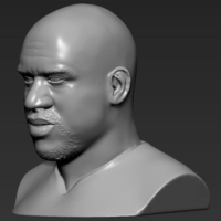Shaq ONeal bust ready for full color 3D printing - Thumbnail 18
