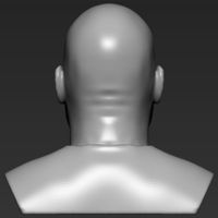 Shaq ONeal bust ready for full color 3D printing - Thumbnail 20