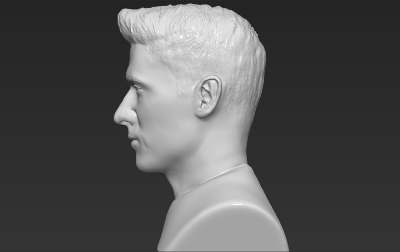 Robert Lewandowski bust 3D printing ready stl obj 3D Print 230507