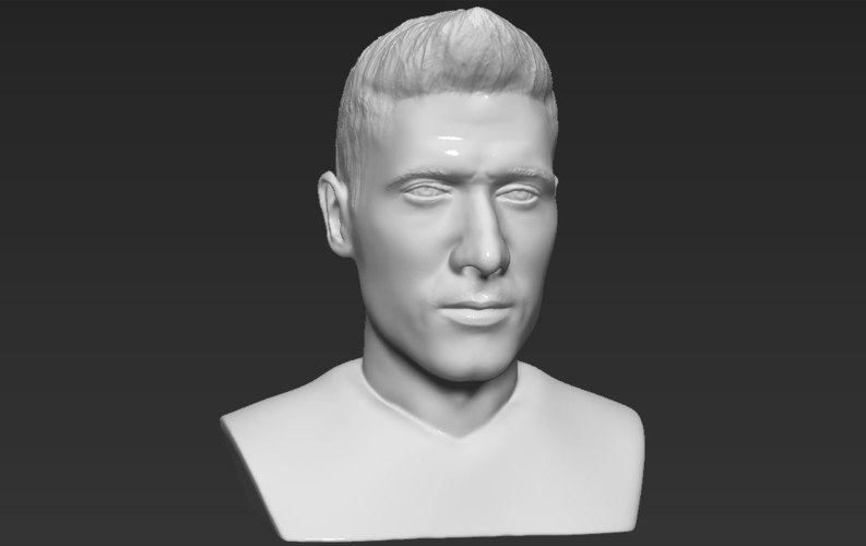 Robert Lewandowski bust 3D printing ready stl obj 3D Print 230511