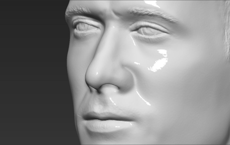 Robert Lewandowski bust 3D printing ready stl obj 3D Print 230515