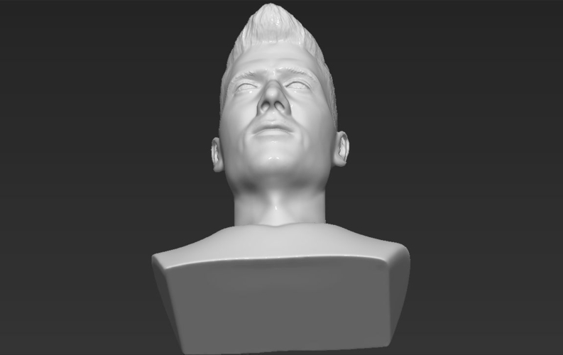 Robert Lewandowski bust 3D printing ready stl obj 3D Print 230516