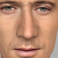 Robert Lewandowski bust ready for full color 3D printing - Thumbnail 10