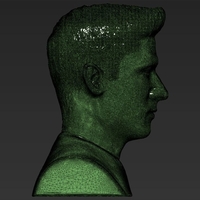Robert Lewandowski bust ready for full color 3D printing - Thumbnail 22