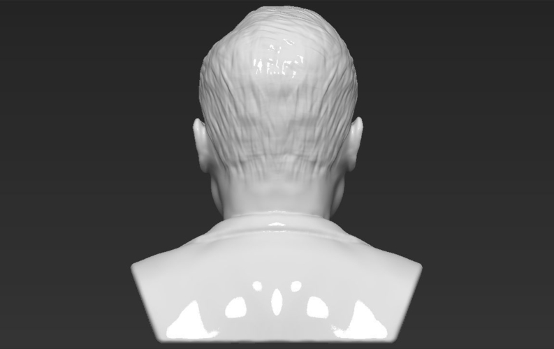 Elon Musk bust 3D printing ready obj stl 3D Print 230545