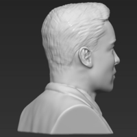 Elon Musk bust 3D printing ready obj stl - Thumbnail 6