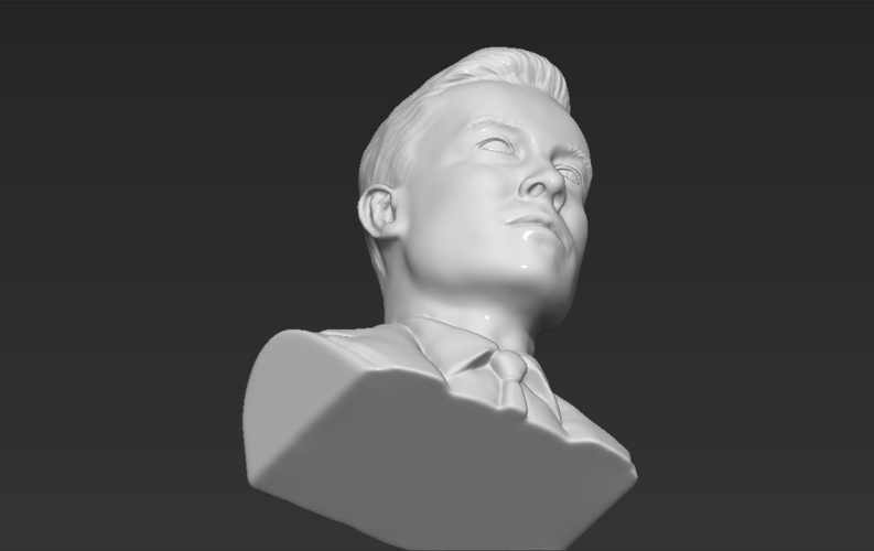 Elon Musk bust 3D printing ready obj stl 3D Print 230553