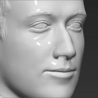 Mark Zuckerberg bust ready for full color 3D printing - Thumbnail 20