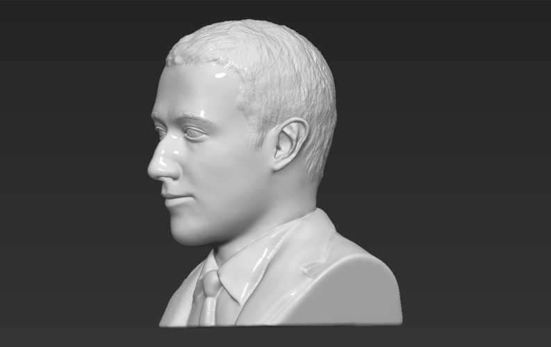 Mark Zuckerberg bust 3D printing ready obj stl 3D Print 230604